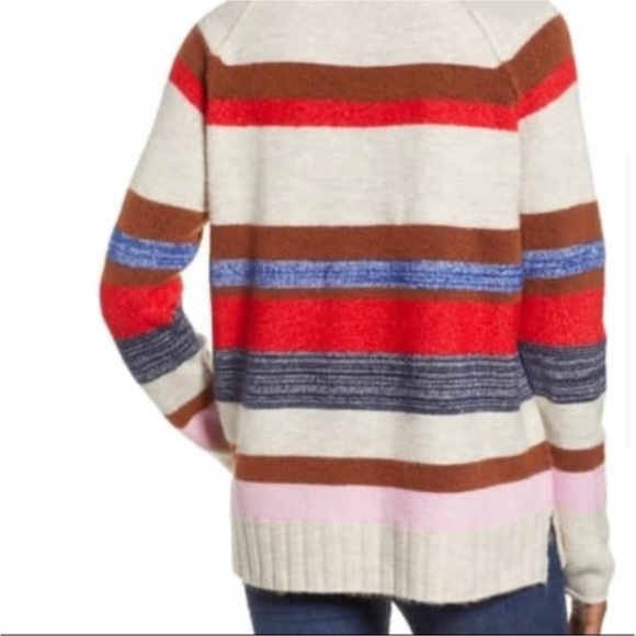 Caslon Striped Crewneck Sweater - Picture 5 of 10
